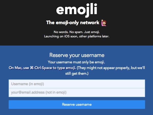 Социальная сеть Emojli позволит общаться исключительно с помощью смайликов