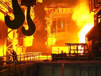 Украинские сталевары уменьшили выпуск продукции на 9,4%