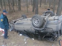 В Ярославской области грузовик столкнулся с иномаркой