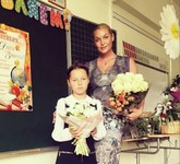 Волочкова отвела дочь в новую школу