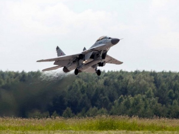 Самолет Миг-29 разбился в Белоруссии