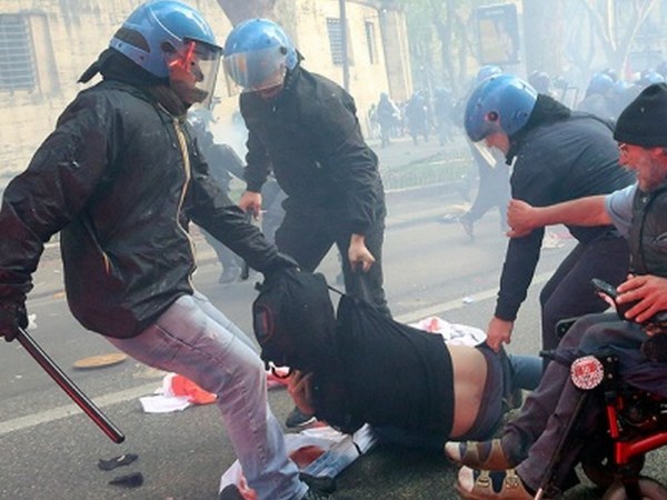 В столице Италии прошли массовые беспорядки