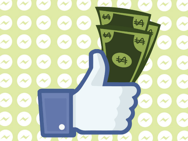 В чате Facebook теперь можно совершать денежные переводы