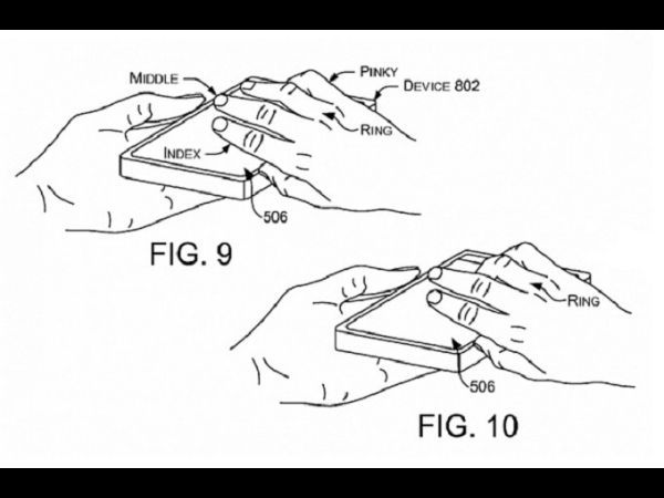 Microsoft патентует жестовую технологию блокировки смартфона