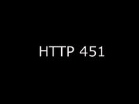 HTTP 451: в интернете появился новый код