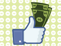 В чате Facebook теперь можно совершать денежные переводы