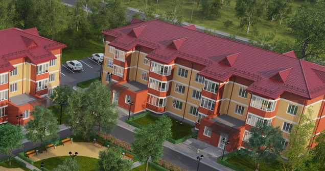 В городе Луховицы подходит к концу строительство жилого комплекса «Новые Луховицы»